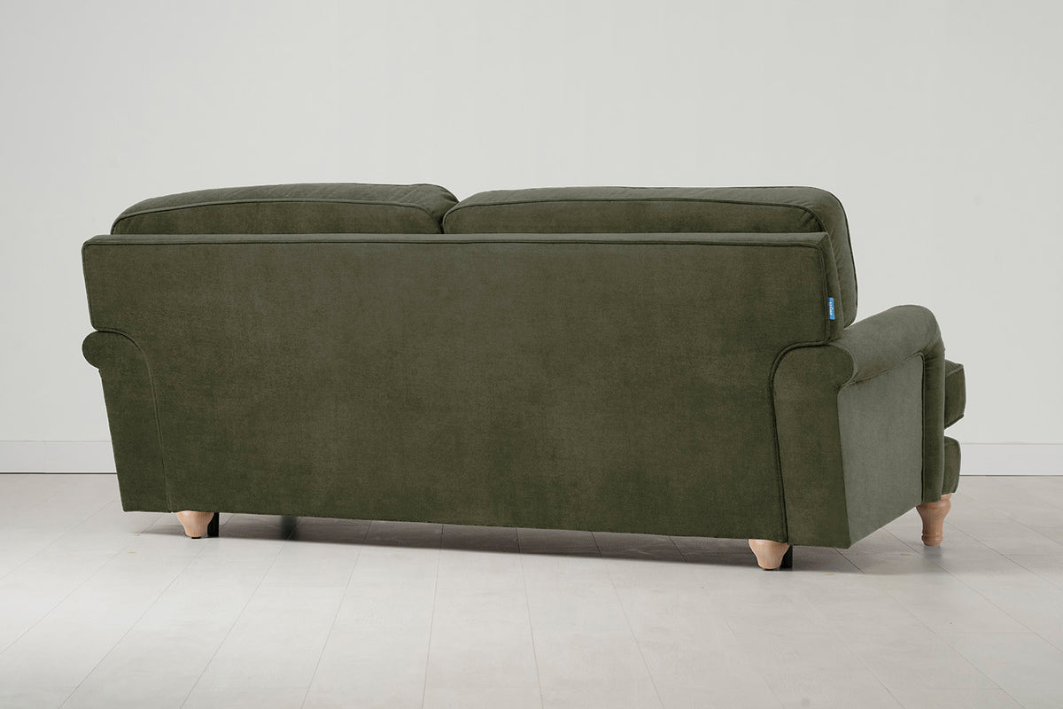 Model 15 3 Seater Sofa with Ottoman, Oak / Pine