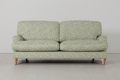 Model 15 3 Seater Sofa with Ottoman, Oak / Willow