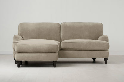 Model 15 3 Seater Sofa with Ottoman, Flax