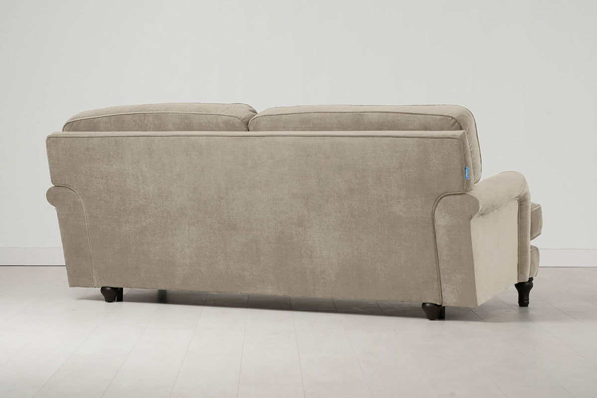 Model 15 3 Seater Sofa with Ottoman, Flax