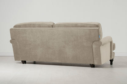 Model 15 3 Seater Sofa with Ottoman, Flax