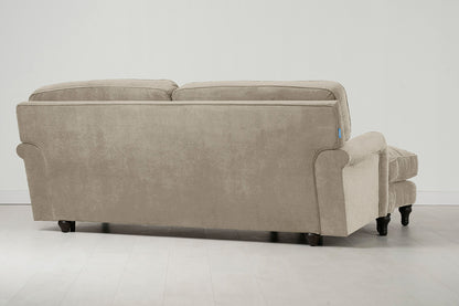 Model 15 3 Seater Sofa with Ottoman, Flax