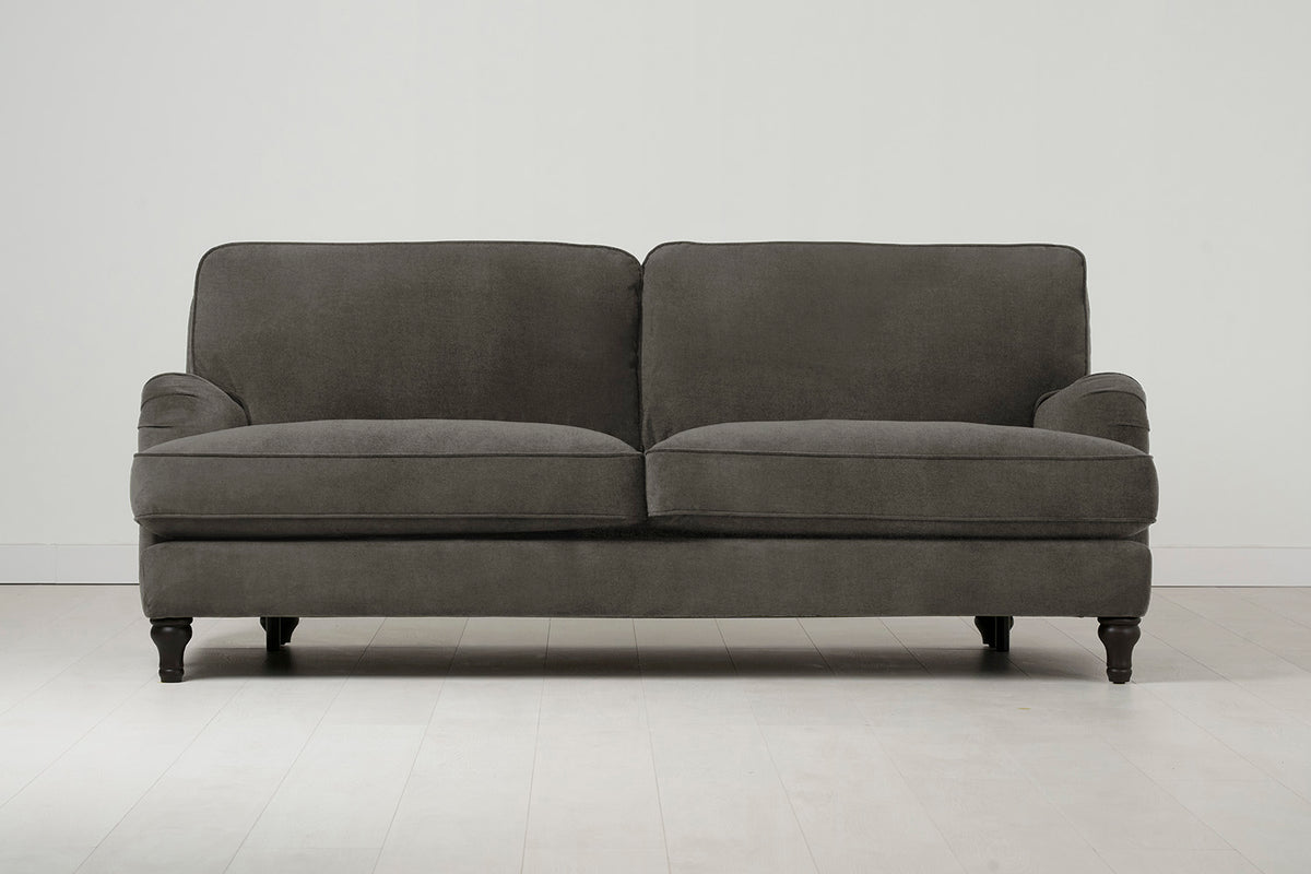 Model 15 3 Seater Sofa with Ottoman, Mink