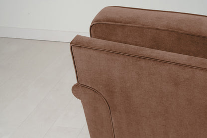 Model 15 3 Seater Sofa with Ottoman, Russet