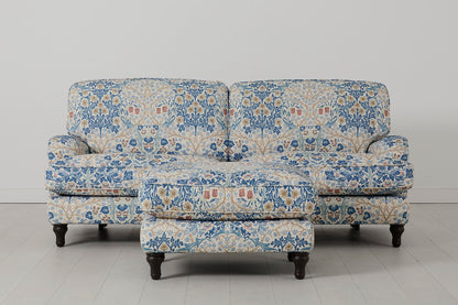 Model 15 3 Seater Sofa with Ottoman, Blackthorn