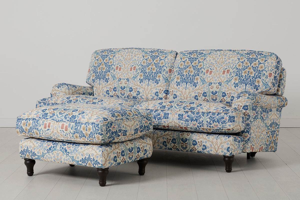 Model 15 3 Seater Sofa with Ottoman, Blackthorn