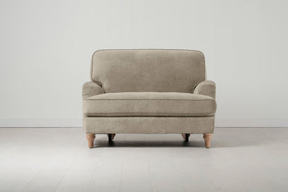 Model 15 Chaise Longue, Oak / Flax