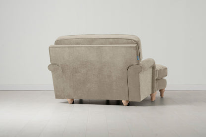 Model 15 Chaise Longue, Oak / Flax