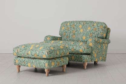 Model 15 Chaise Longue, Oak / Fruit