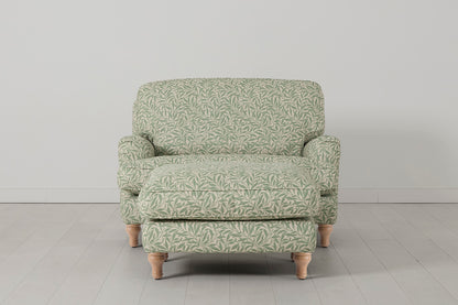 Model 15 Chaise Longue, Oak / Willow