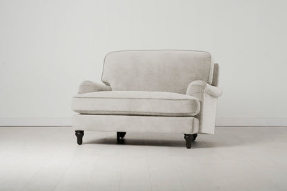 Model 15 Loveseat, Chalk