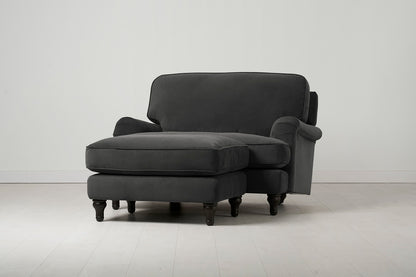 Model 15 Chaise Longue, Charcoal