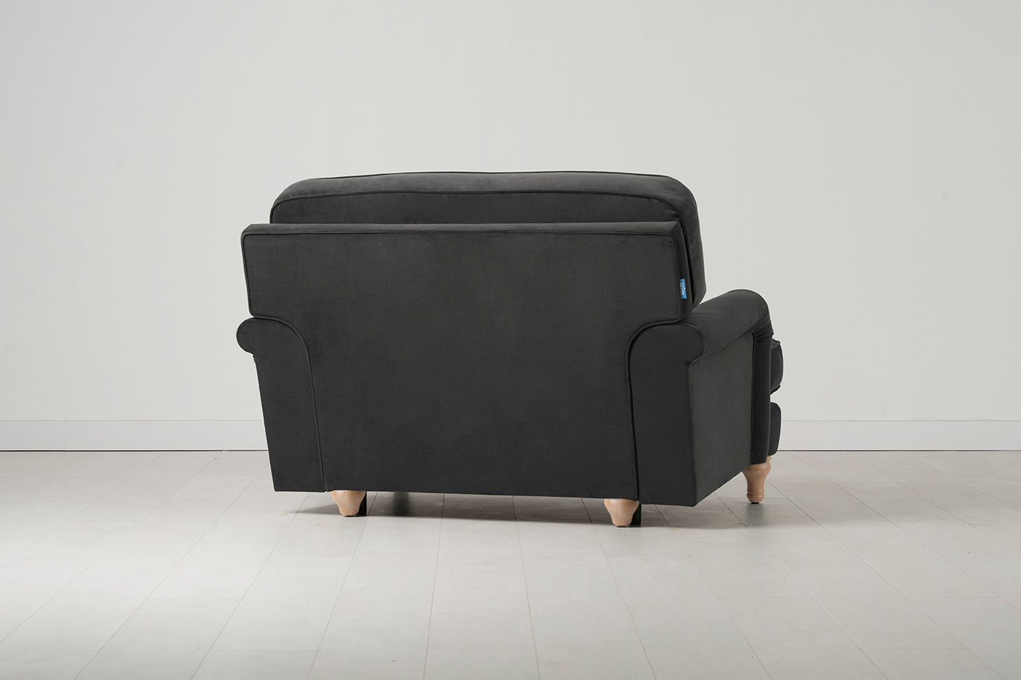 Model 15 Loveseat, Oak / Charcoal
