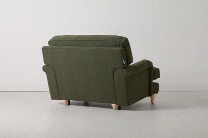 Model 15 Loveseat, Oak / Fern