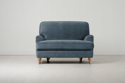 Model 15 Loveseat, Oak / Hydro