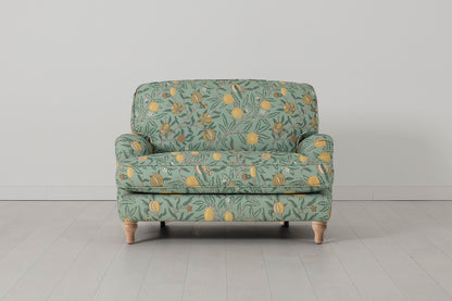 Model 15 Loveseat, Oak / Fruit