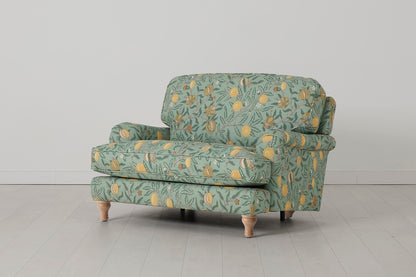 Model 15 Loveseat, Oak / Fruit