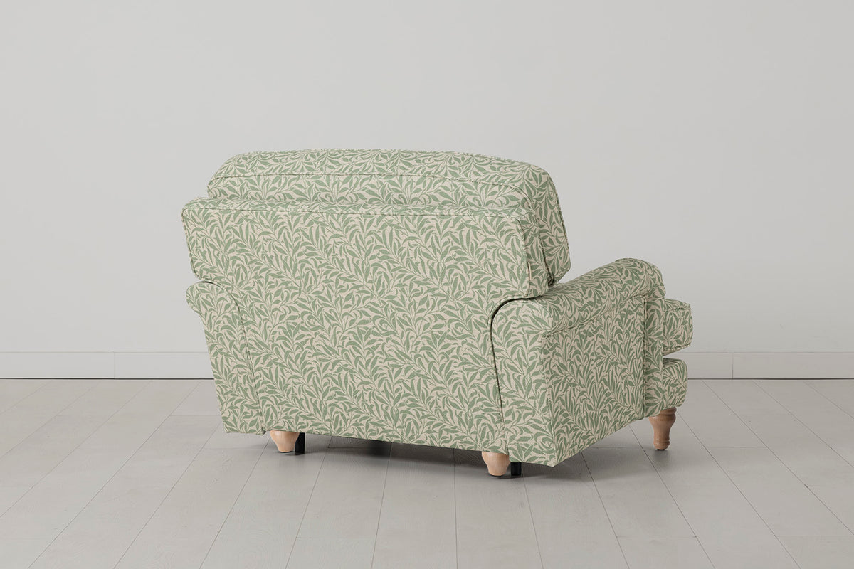Model 15 Loveseat, Oak / Willow