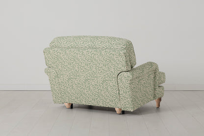 Model 15 Loveseat, Oak / Willow