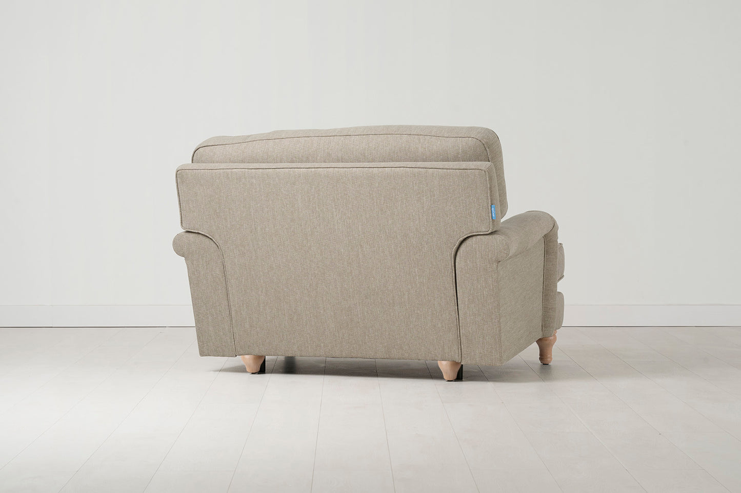 Model 15 Loveseat, Oak / Pumice