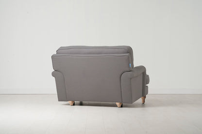 Model 15 Loveseat, Oak / Risso