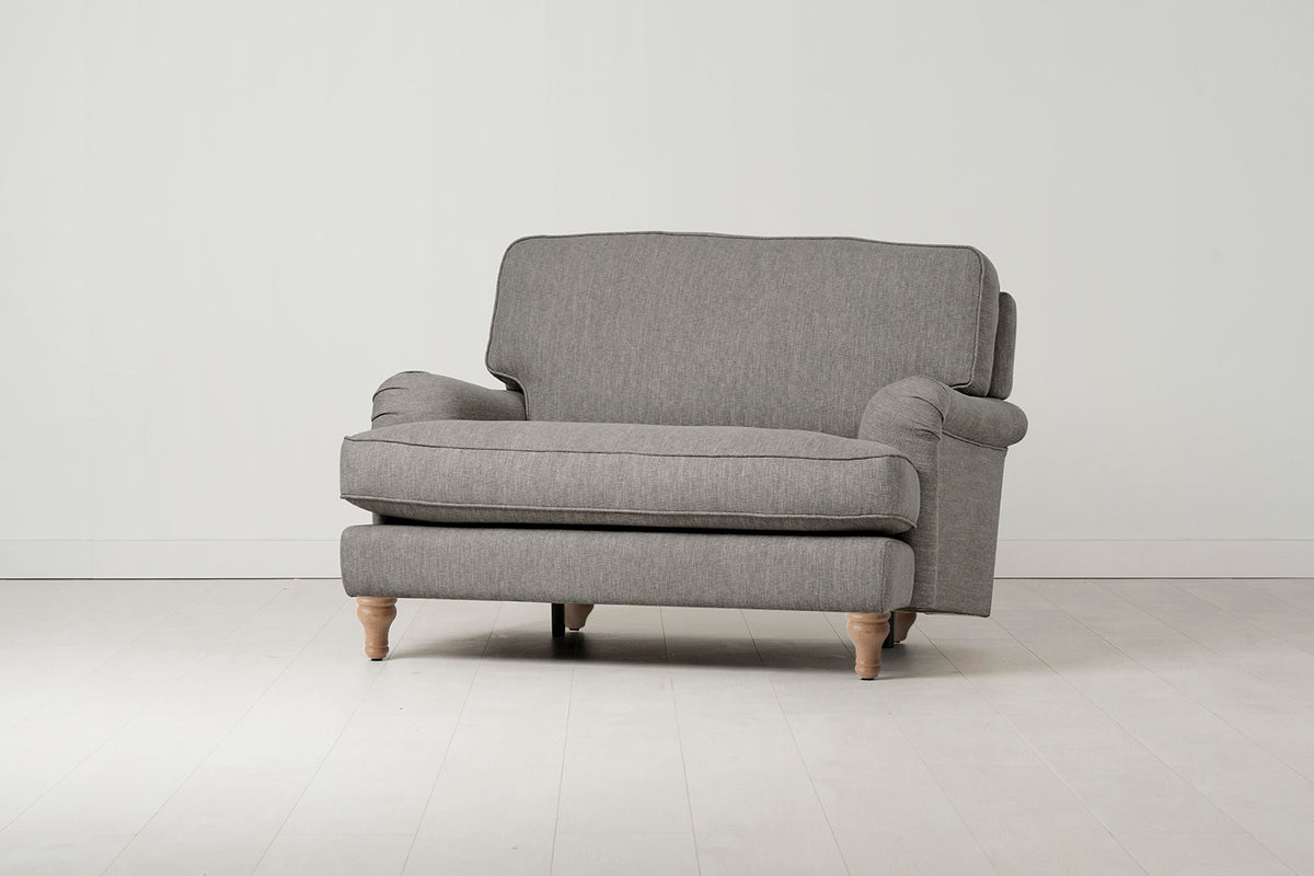 Model 15 Loveseat, Oak / Shadow