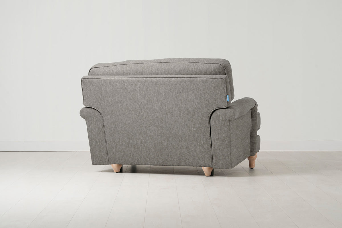 Model 15 Loveseat, Oak / Shadow