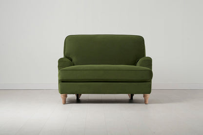 Model 15 Loveseat, Oak / Vine