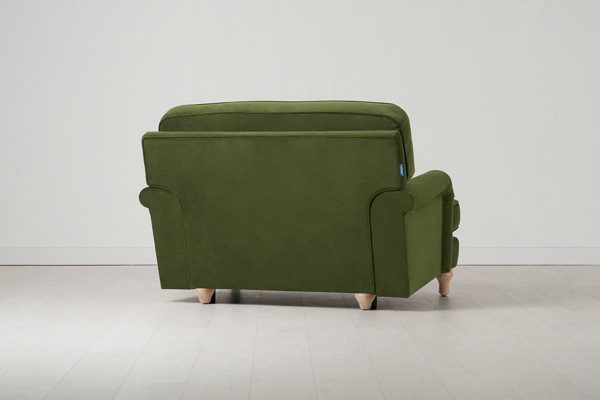 Model 15 Loveseat, Oak / Vine