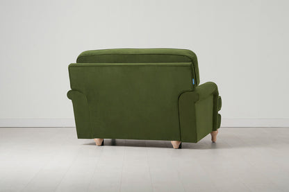 Model 15 Loveseat, Oak / Vine