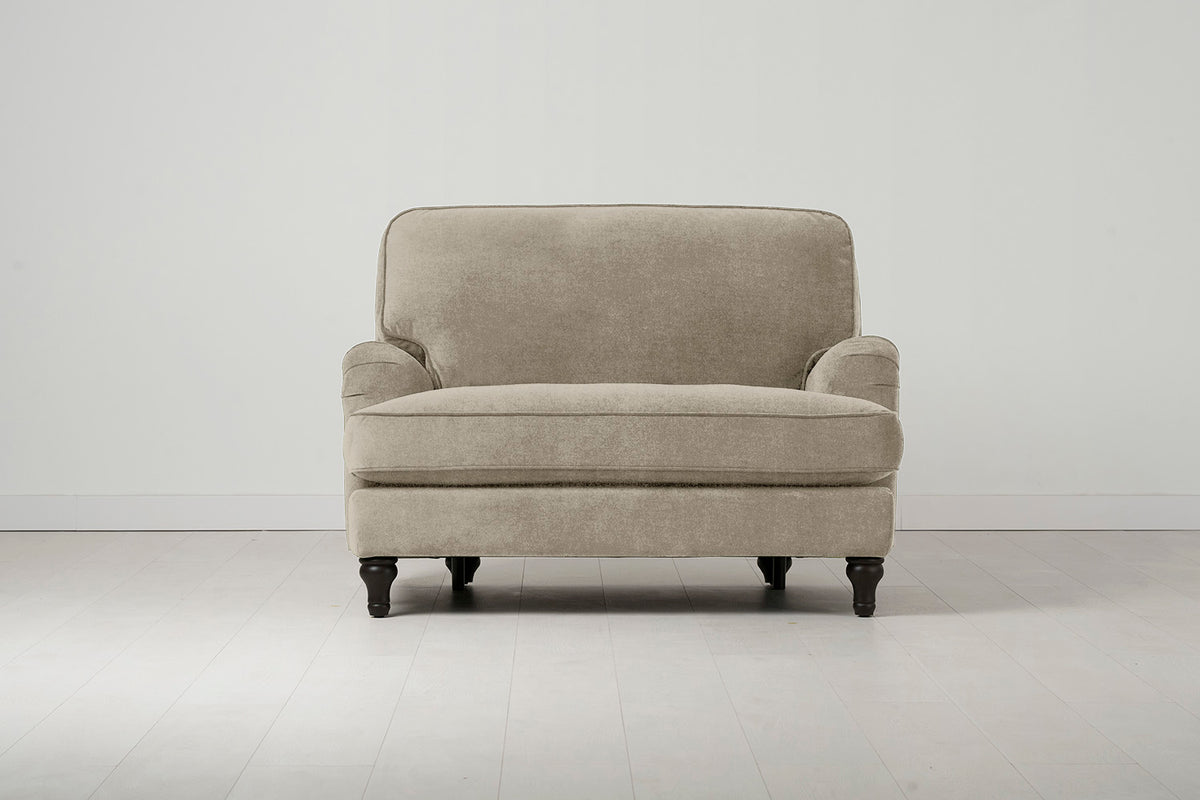 Model 15 Loveseat, Flax
