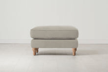 Model 15 Ottoman, Oak / Bone