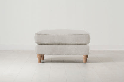 Model 15 Ottoman, Oak / Chalk