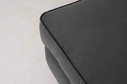 Model 15 Ottoman, Charcoal