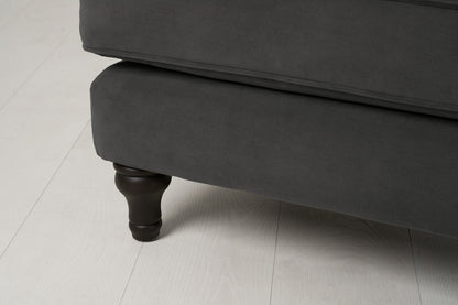 Model 15 Ottoman, Charcoal