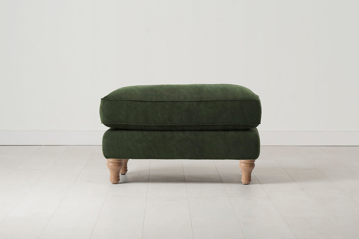 Model 15 Ottoman, Oak / Conifer
