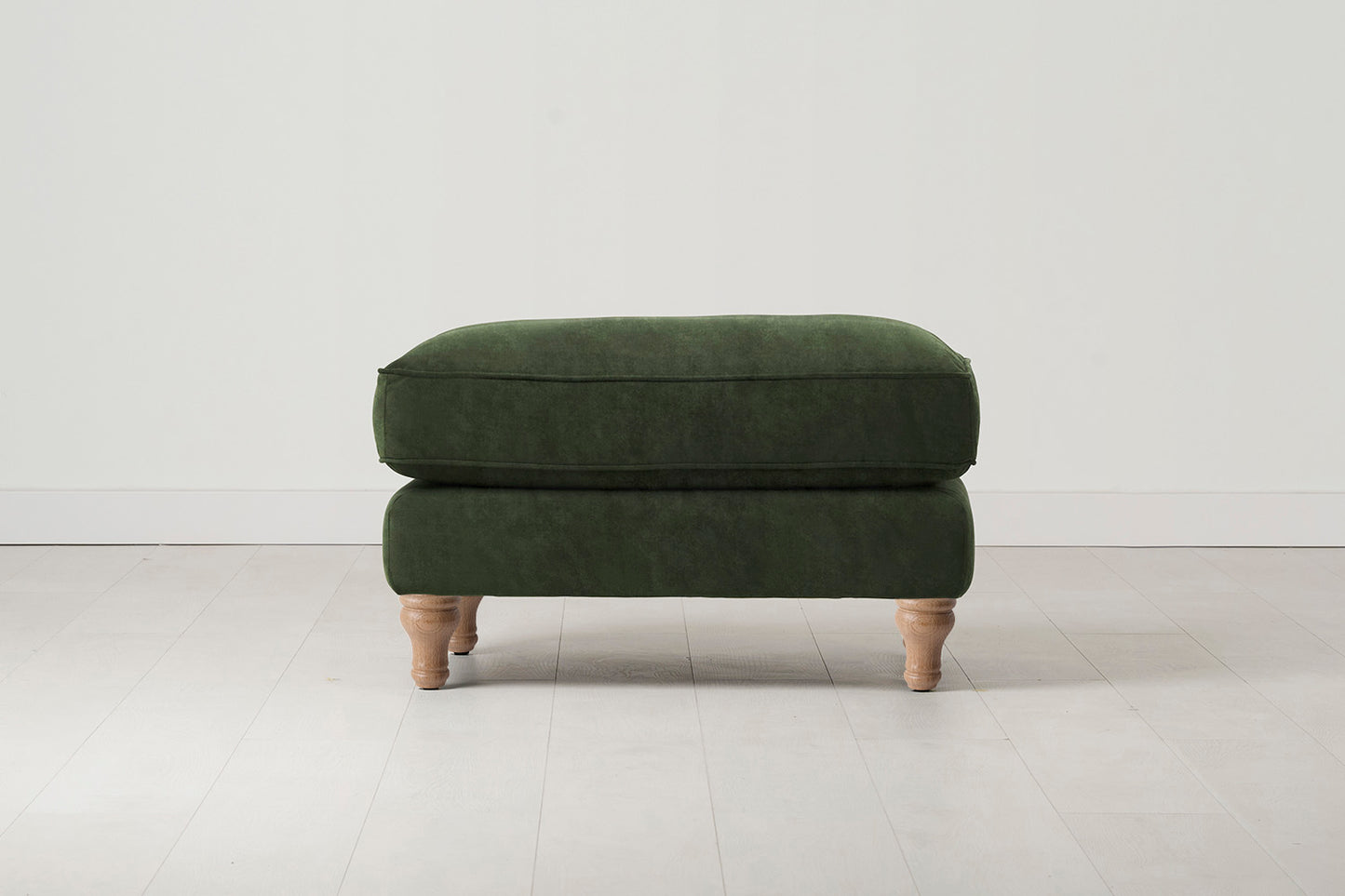 Model 15 Ottoman, Oak / Conifer