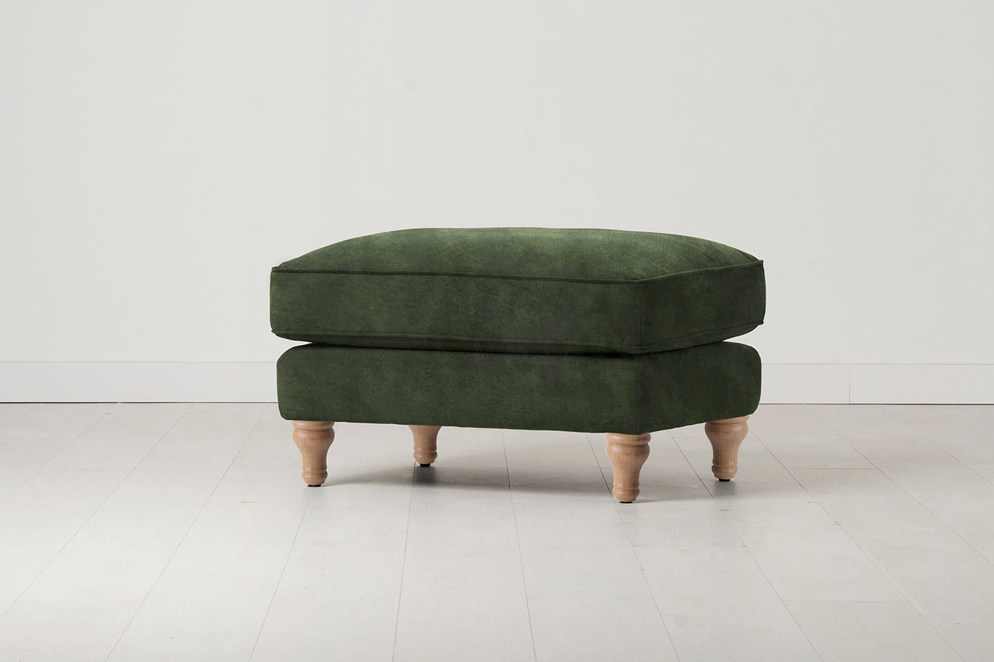 Model 15 Ottoman, Oak / Conifer