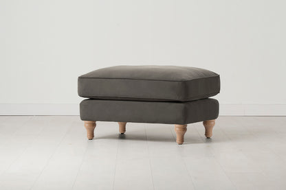 Model 15 Ottoman, Oak / Elephant