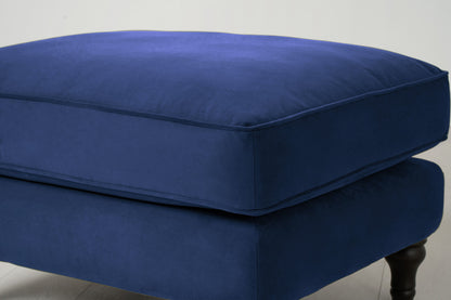 Model 15 Ottoman, Indigo