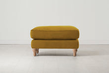 Model 15 Ottoman, Oak / Mustard