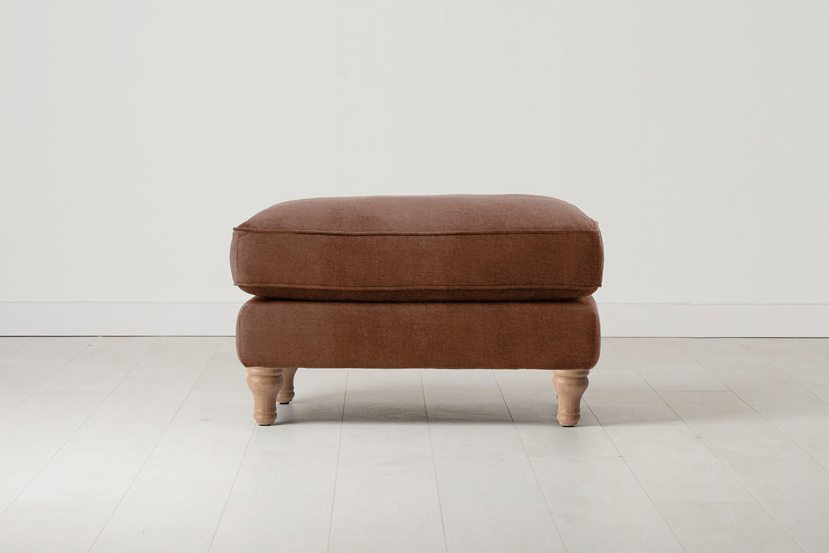Model 15 Ottoman, Oak / Russet