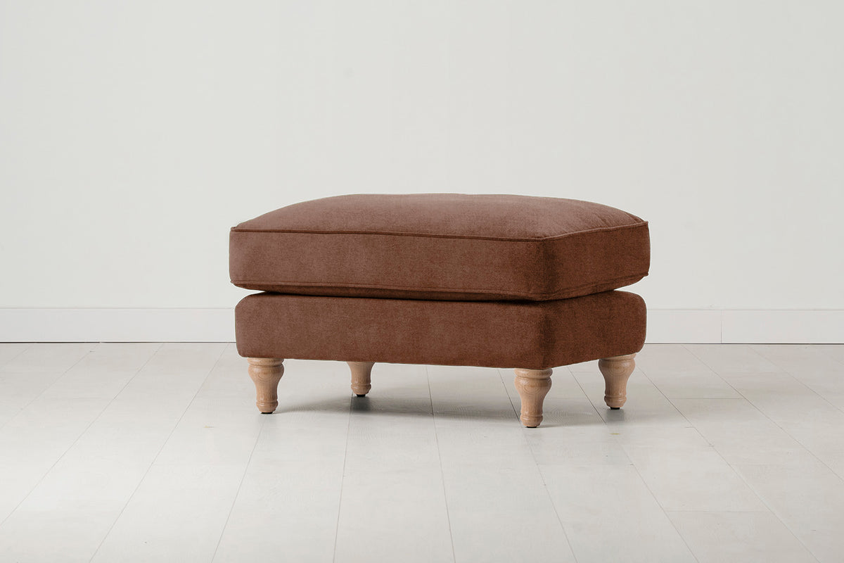 Model 15 Ottoman, Oak / Russet