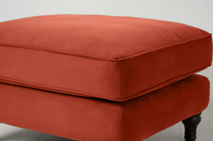 Model 15 Ottoman, Paprika