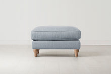 Model 15 Ottoman, Oak / Seaglass