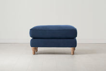 Model 15 Ottoman, Oak / Teal
