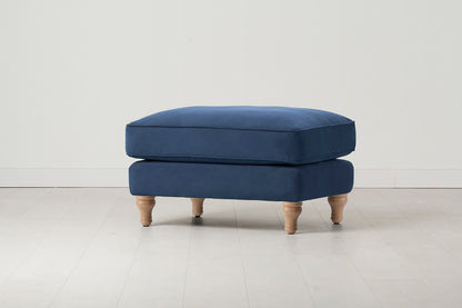 Model 15 Ottoman, Oak / Teal