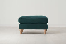 Model 15 Ottoman, Oak / Kingfisher