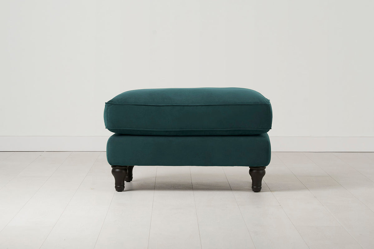 Model 15 Ottoman, Kingfisher