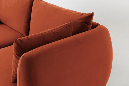 Model 16 3 Seater Sofa, Brick